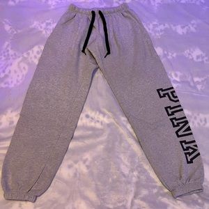 PINK Victoria Secret Grey Sweatpants